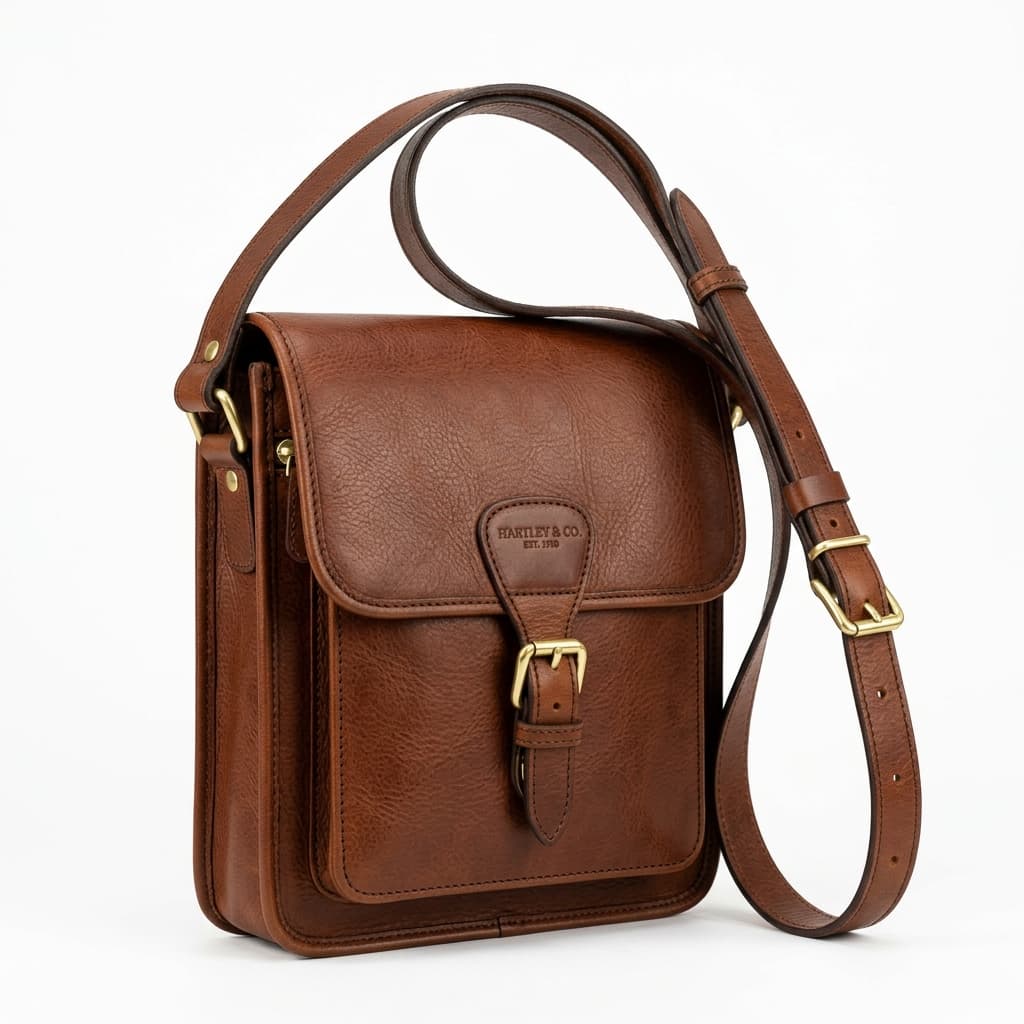 Leather Crossbody Brown